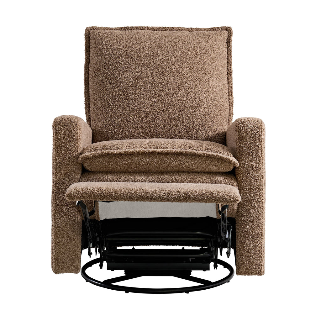Soho Baby Coventry Glider Recliner Boucle White