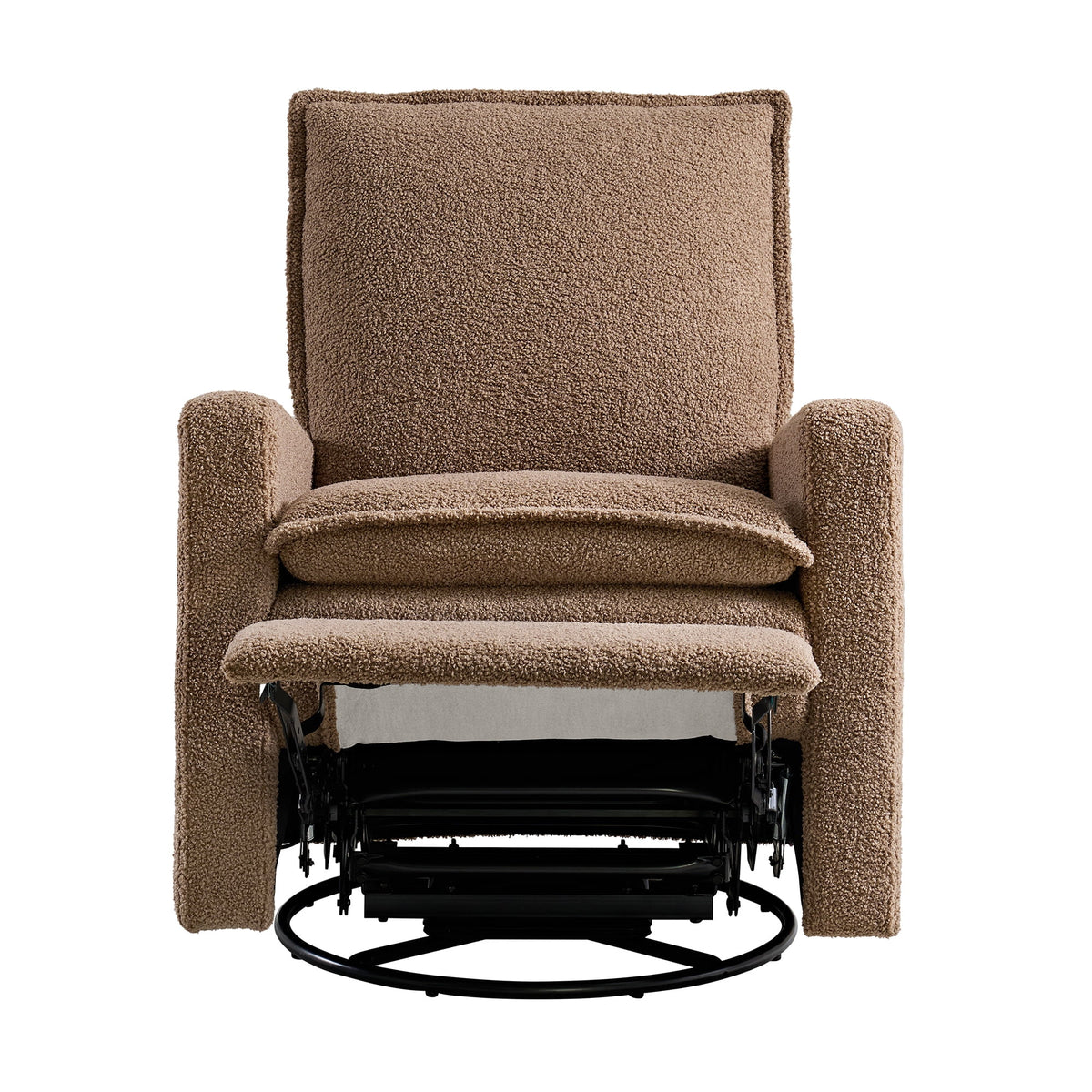 Soho Baby Coventry Glider Recliner Boucle White