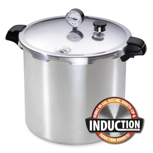 23 qt. Aluminum Pressure Canner with Rack