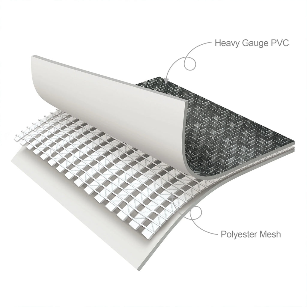 Open Box Funsicle 13' x 7' x 39" Rectangle Above Ground Swimming Pool, Gray
