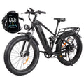 Electric Bike for Adults,1000W E Bikes for Men,26" Fat Tire Electric Bikes,48V 17.5AH Battery,28MPH,7 Speed&Dual Hydraulic Disc Brakes,LCD Screen,60Miles Range,Electric Mountain Bicycle