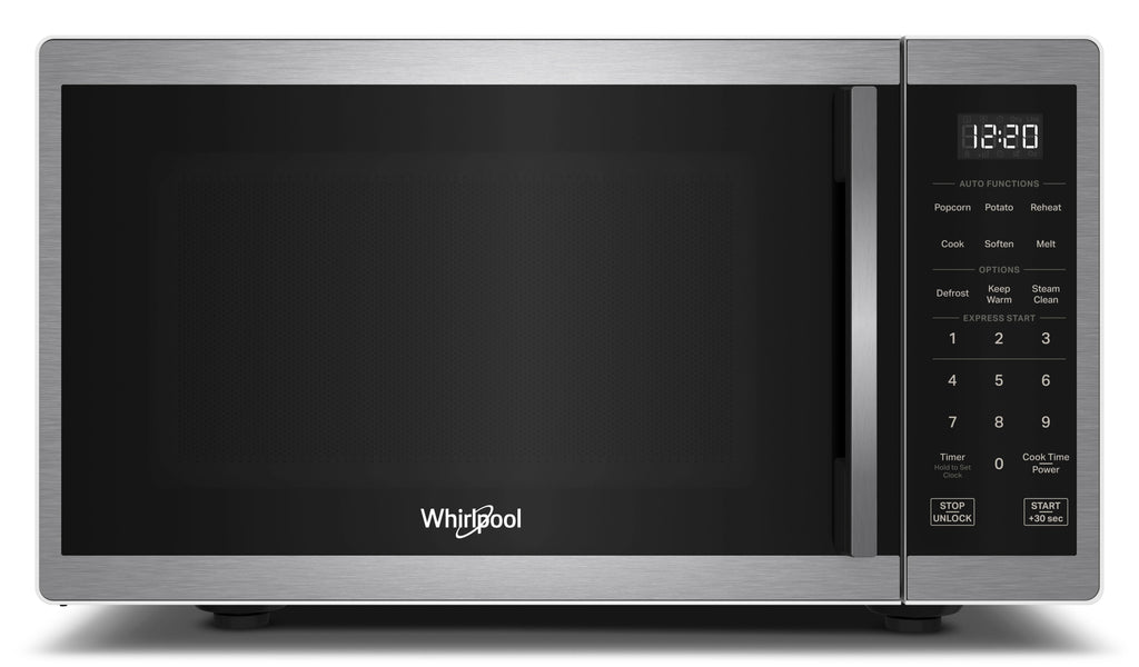 Whirlpool 0.9 cu. ft. Stainless Steel Countertop Microwave With Steam Clean - 900 Watt