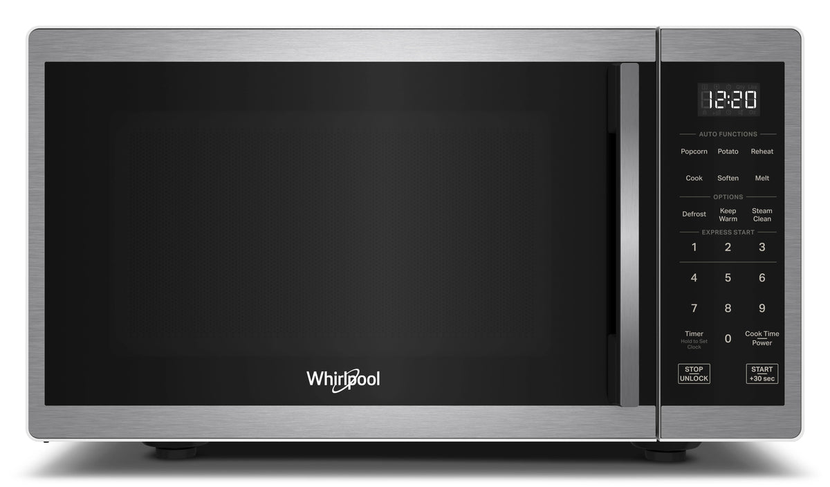 Whirlpool 0.9 cu. ft. Stainless Steel Countertop Microwave With Steam Clean - 900 Watt