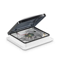 Dometic FanTastic Vent 7350 - Variable Speed Fan Hatch with Automatic Dome Lift -14×14 Standard Roof Window for RV. Camper. Trailer