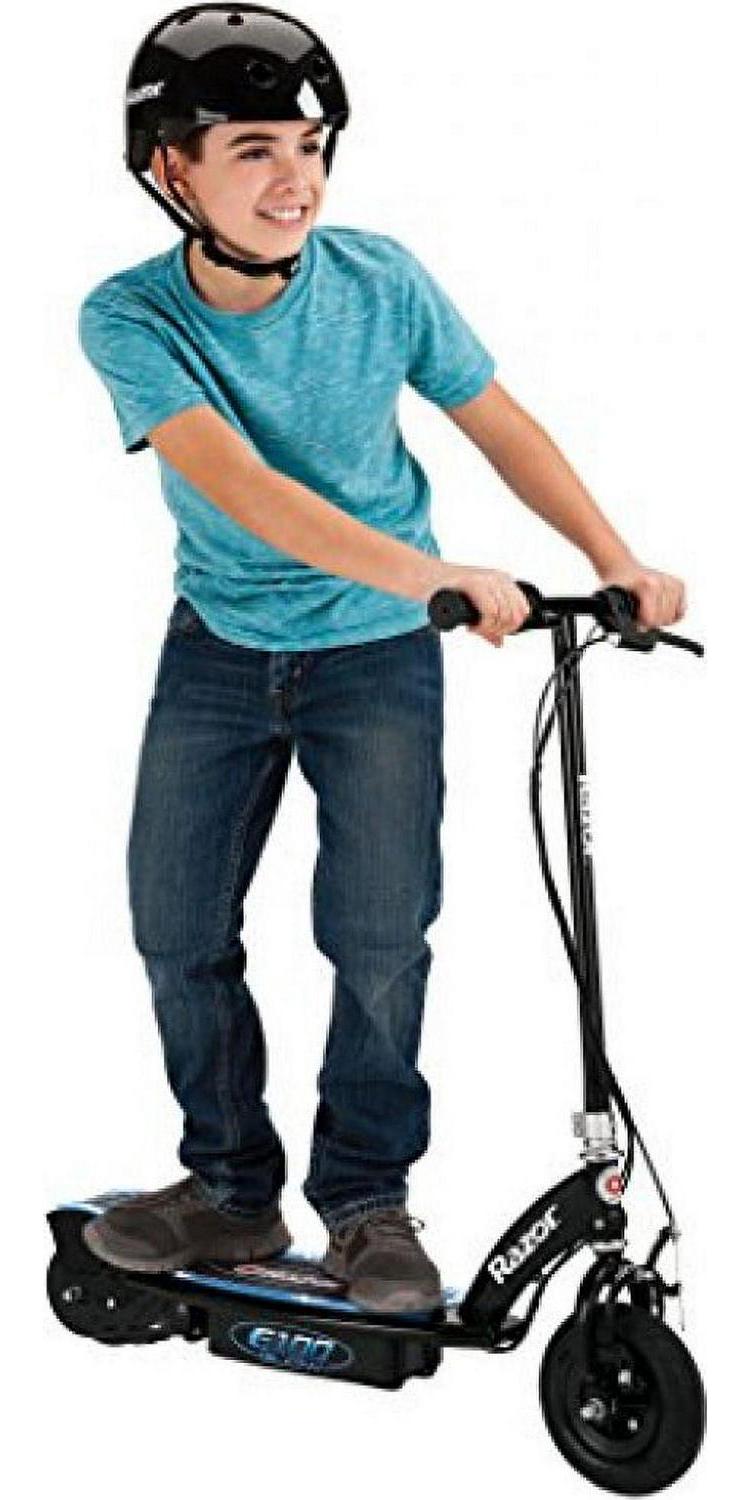 Razor E100 Glow Light-up Electric Scooter. up to 10 mph. Air-filled Front Tire. for Child Ages 8+
