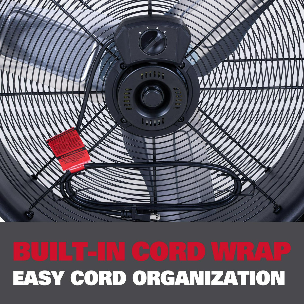 Ecomax 24 Inch High Velocity Drum Floor Fan. Industrial. 3-Speed. Adjustable Tilt