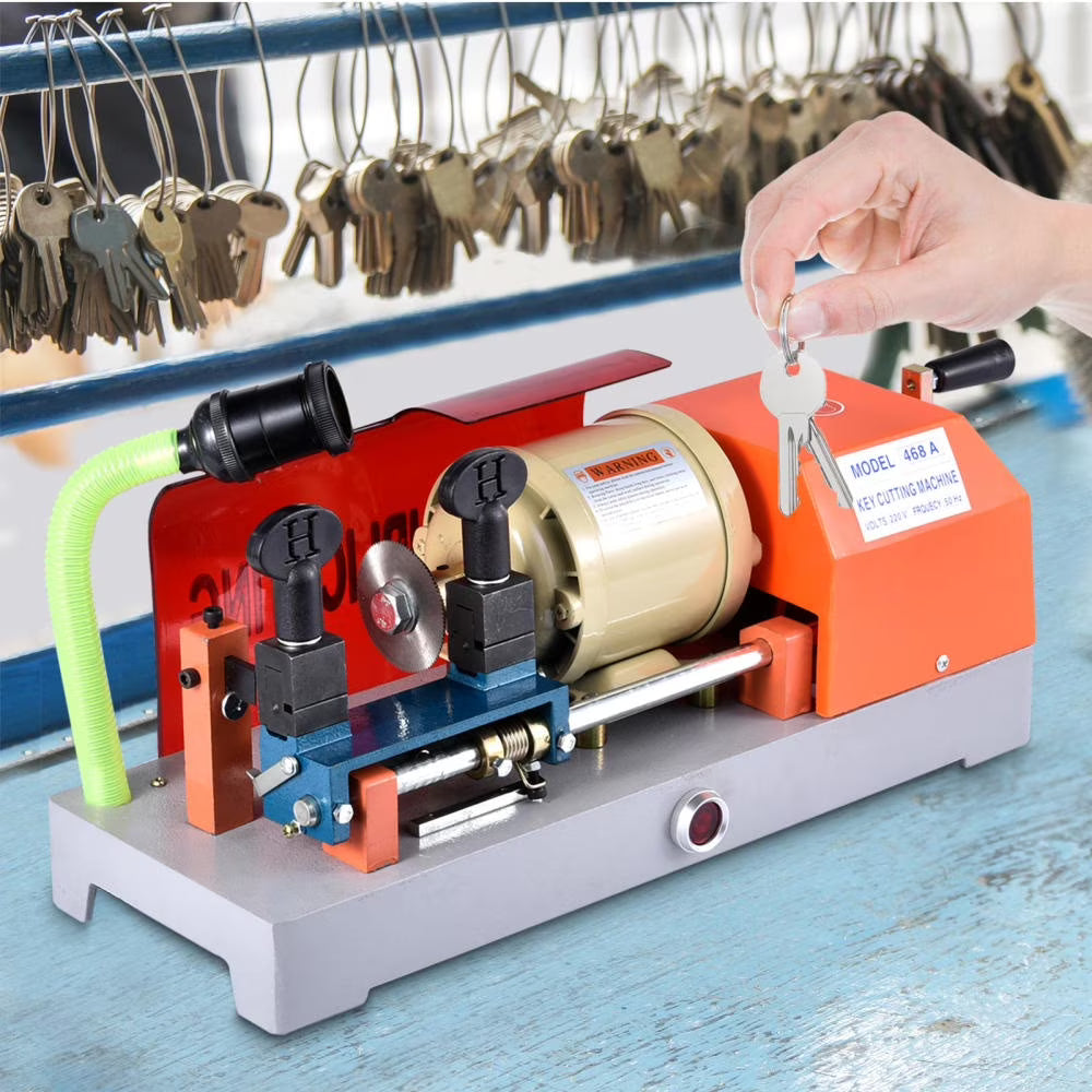 Commercial-Grade Key Duplicating Machine 110V - Vertical Design for Precise Home/Car Key Copying