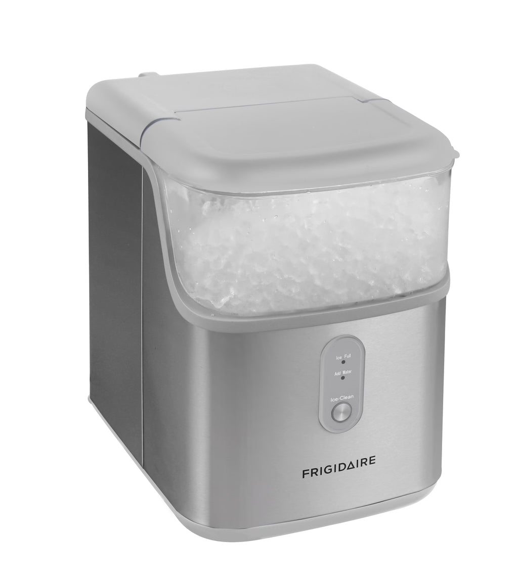 Frigidaire, 33 Lbs. Nugget Ice Maker, Black Stainless Steel, EFIC228