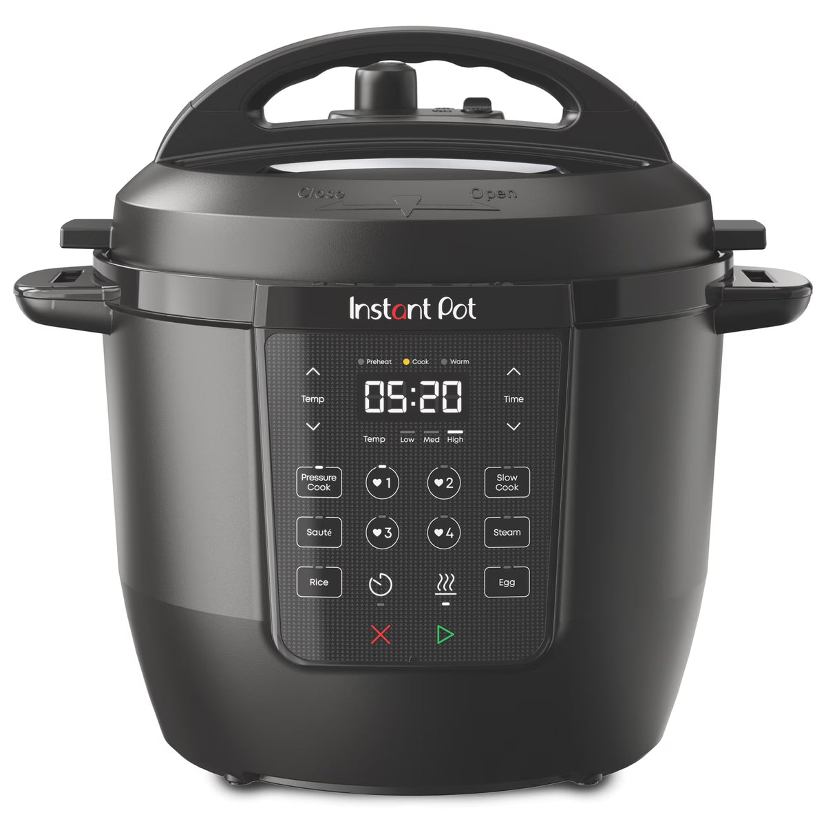Instant Pot 6Qt RIO Chef Series 7-in-1 Multi-Cooker, Pressure Cooker, Slow Cook, & More, Black
