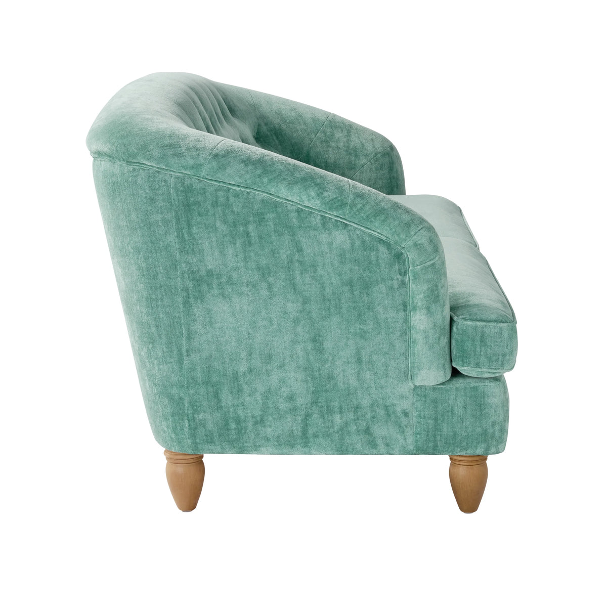 The Pioneer Woman Laurel Tufted Sofa, Cream Velvet, 79.53 in