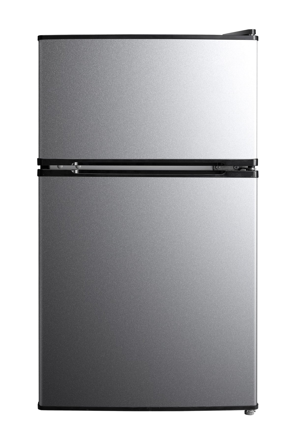 Mainstays 3.2 Cu. ft. 2-Door Refrigerator with Freezer, Stainless Steel Look