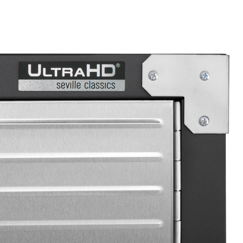 Seville Classics UltraHD Steel Body Lockable Storage Filing Cabinet Organizer Locker Shelving Unit 36" W x 18" D x 72" H, Granite