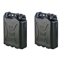 Scepter 2 Pack Heavy Duty Military Style Water Container, 5 Gallon,  Black