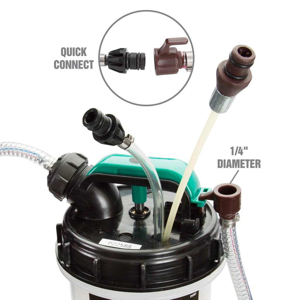 OEMTOOLS 24937 Pneumatic/Manual Fluid Extractor 1.5 Gallon (6L)