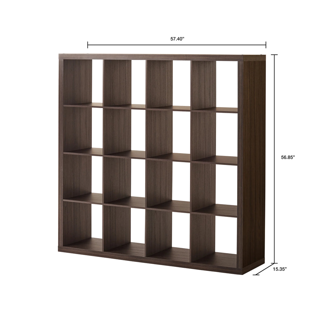 Better Homes & Gardens 16 Cube Storage Organizer, Acorn