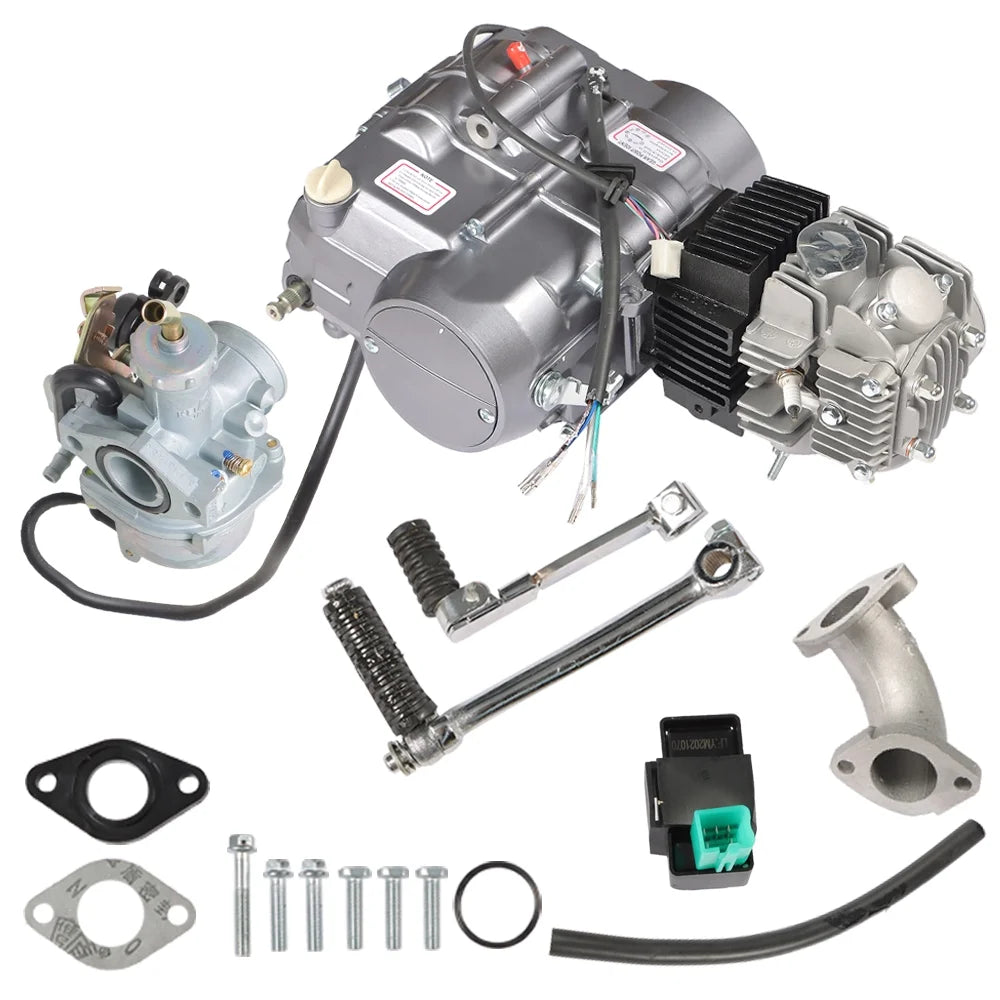 ALL-CARB 125cc 4 Stroke Engine Motor Kit Dirt Pit Bike For Honda CRF50 XR50 Z50