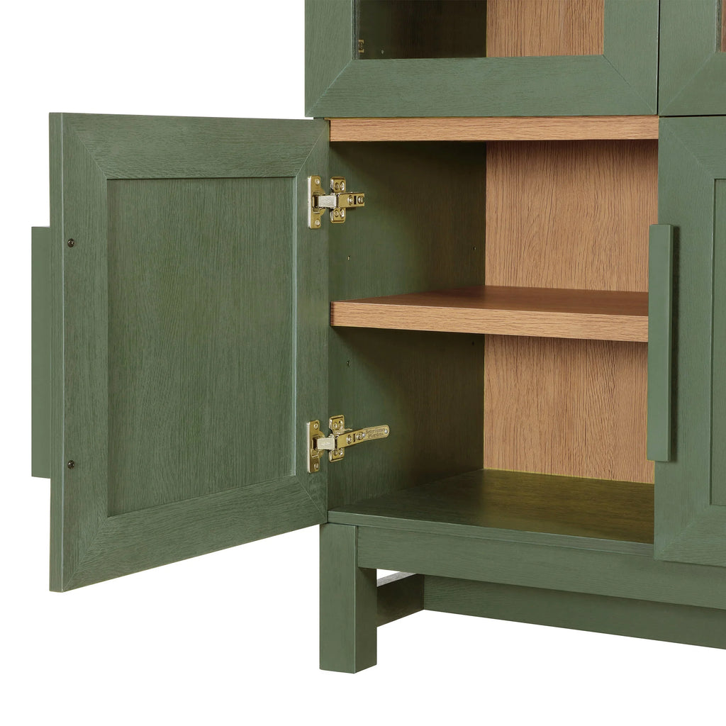 Better Homes & Gardens Juliet Kitchen Rounded Arch Cabinet, Rich Black