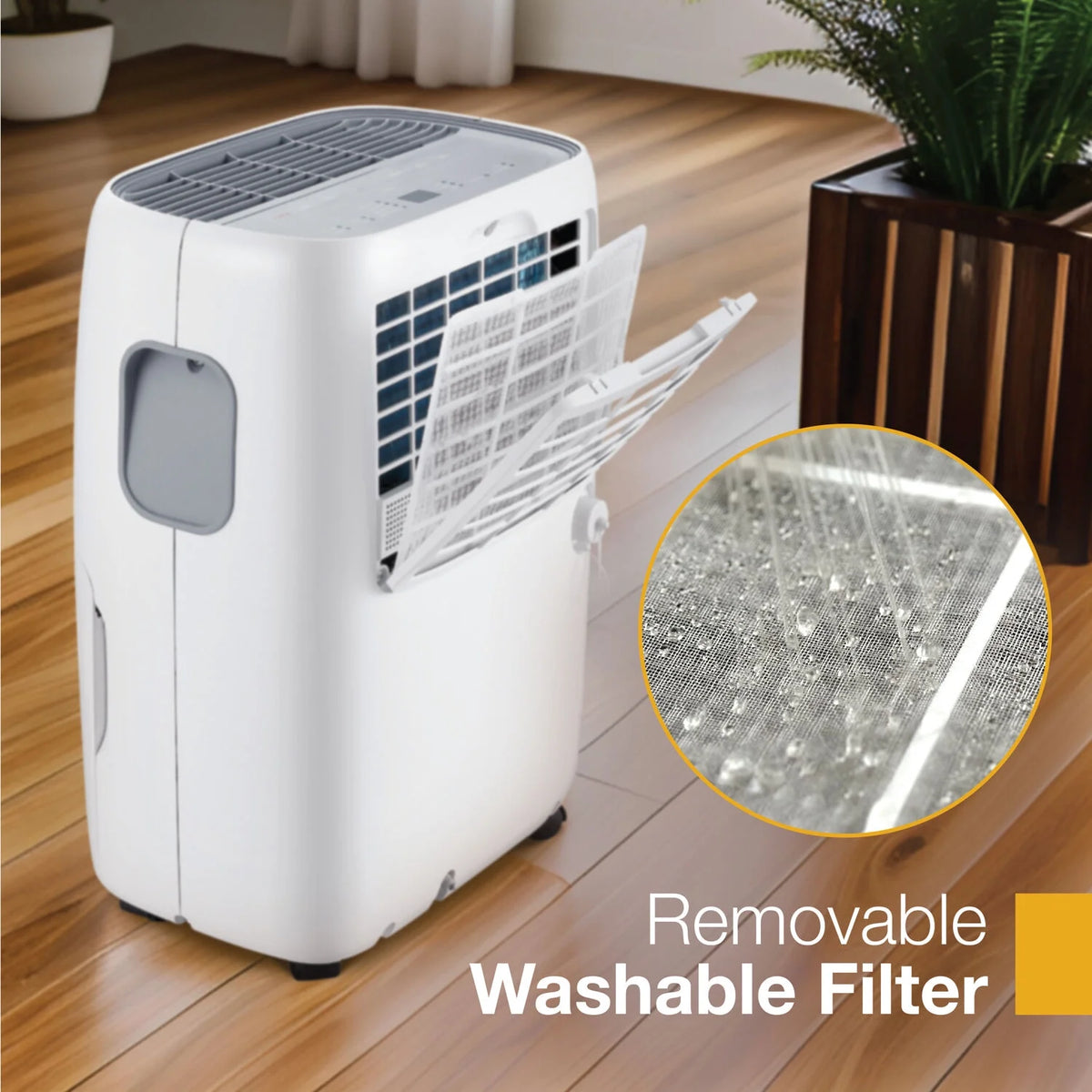 Whirlpool 30-Pint 3000 Sq ft Humidity Absorber Dehumidifier, Bedroom, Basement, Garage, WHAD301DW, New