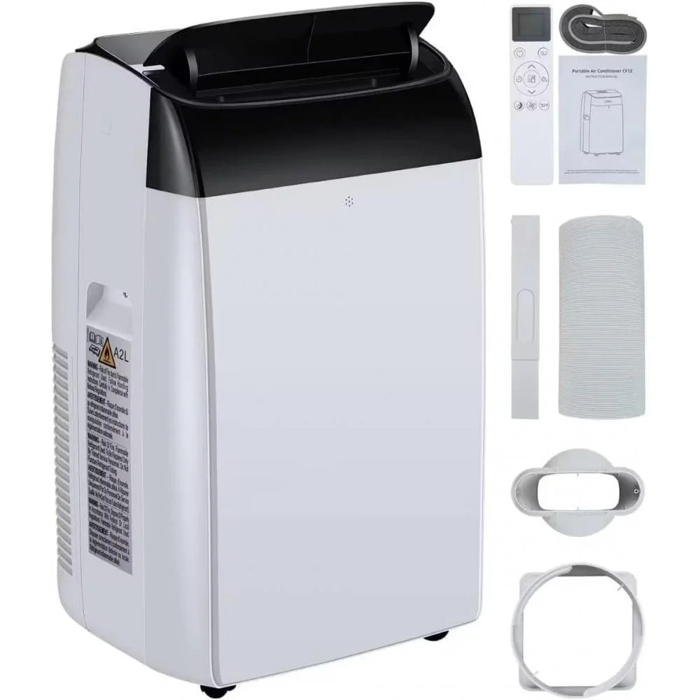 EastVita 10000 BTU Air Conditioner Portable for Room, 3-in-1 AC Unit, Dehumidifier and Fan, Air Conditioners with Remote Control & Window Kit, Sleep Mode, LED Display, Cooling Room up to 450 Sq.ft