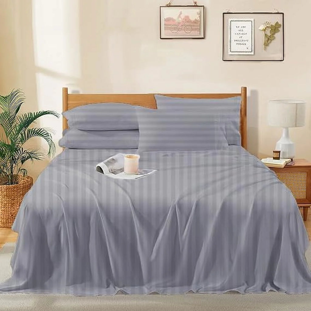 1000 Thread Count 4-Piece 100% Egyptian Cotton Bed Sheets Luxury Hotel Sheets Fits Mattress Upto 21" Deep Pocket, Twin XL Size - Burgundy Solid