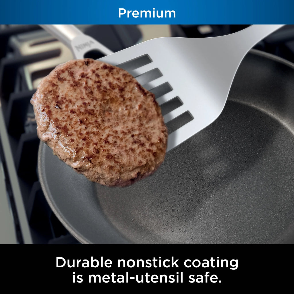 Ninja NeverStick Premium Hard-Anodized 10-Piece Cookware Set, C39010