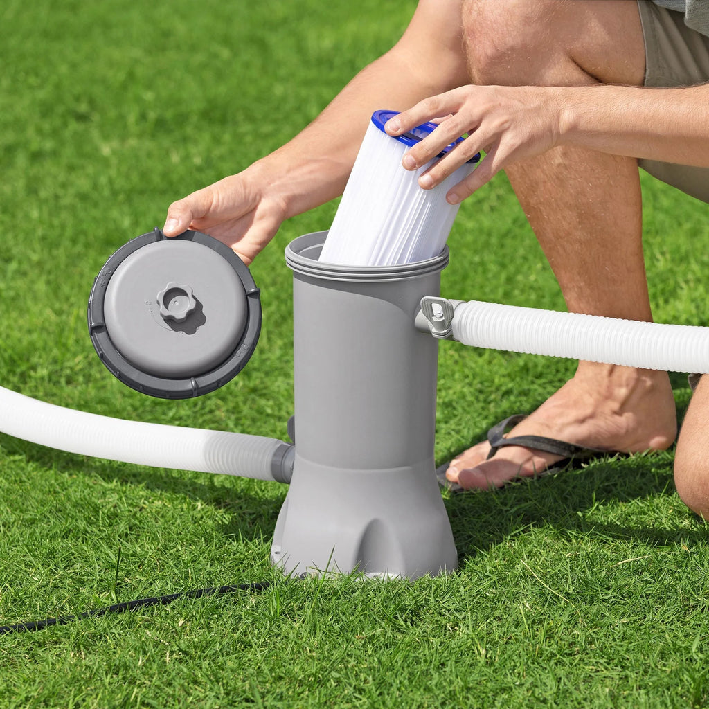 Bestway Flowclear 530 Gallons per Hour Above Ground Pool Filter Pump