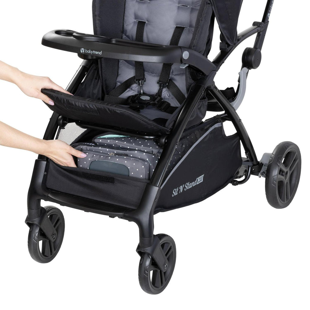 Baby Trend Sit N- Stand 2.0 Stroller. Simply Grey