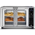 Gourmia French Door 6-Slice Digital Toaster Oven Air Fryer, 19 One-Touch Presets, 24L, Stainless Steel