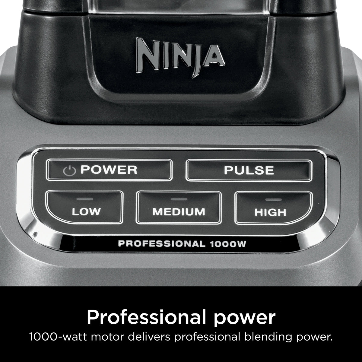 Ninja Professional Blender, 1000W, Black, BL610