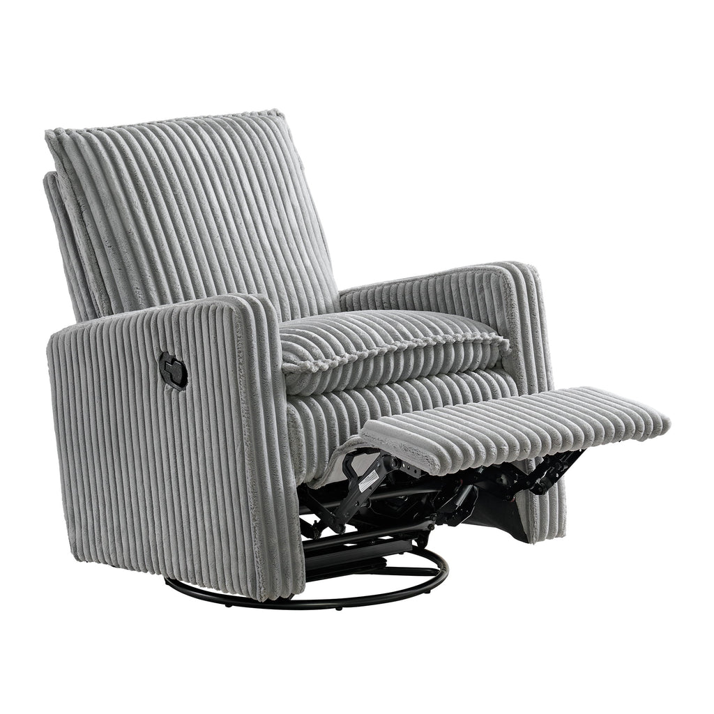Soho Baby Coventry Glider Recliner Boucle White