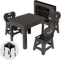 UNICOO® Kids Folding Table and Chairs Set, Height Adjustable Kids Folding Table Compact Design, Kids Table and Chairs Foldable, Picnic Table, Perfect for Playrooms, Classrooms, and Outdoor