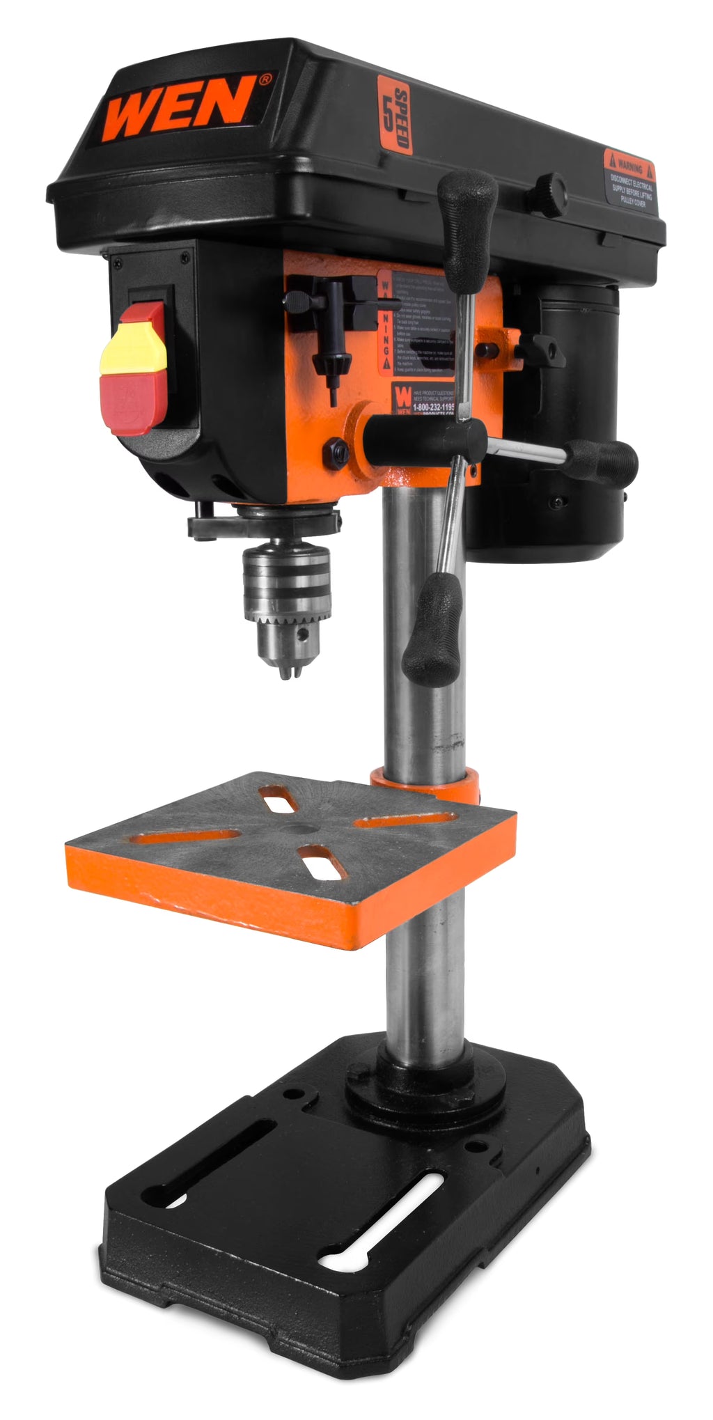 WEN 2.3-Amp 8-Inch 5-Speed Cast Iron Benchtop Drill Press