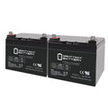 12V 35Ah Wheelchair Battery for Pride Mobility Jazzy 1103 - 2 Pack