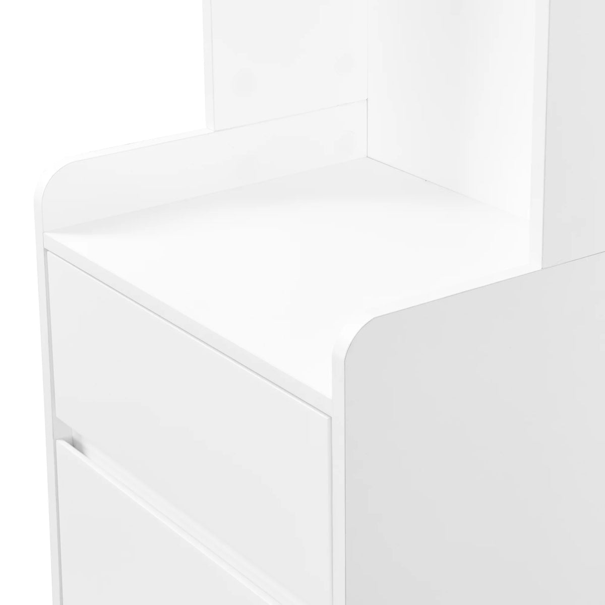 Harper & Bright Designs Farmhouse Hall Tree with Bench and Shoe Storage, Mudroom Bench with Coat Rack and Adjustable Shelves for Hallway, Living Room, White