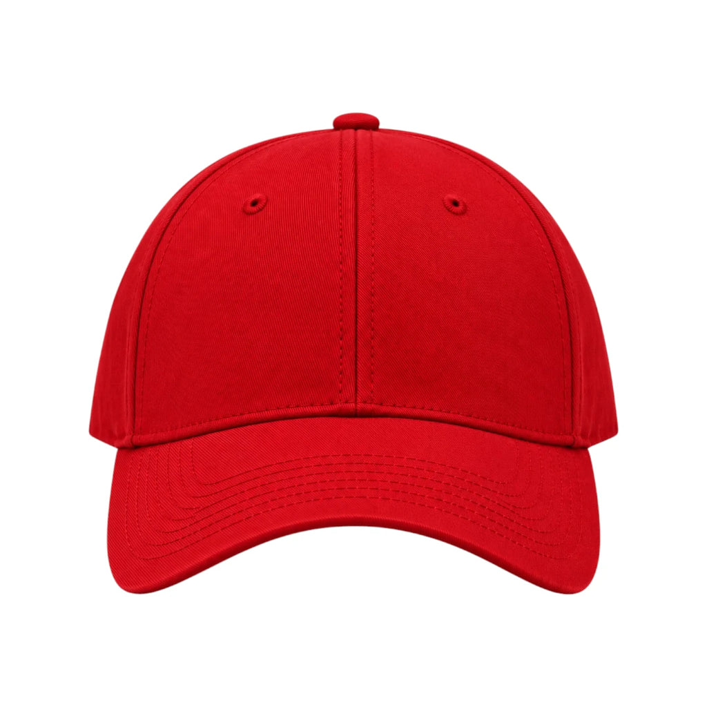 Warey Classic Cap – Red Adjustable Six Panel Cap