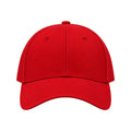 Warey Classic Cap – Red Adjustable Six Panel Cap