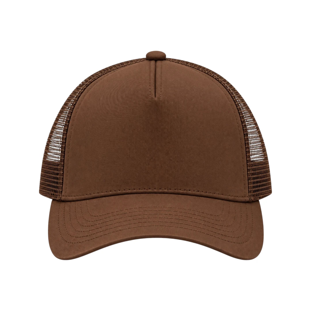 Warey Trucker Cap – Brown Adjustable Mesh Back Cap