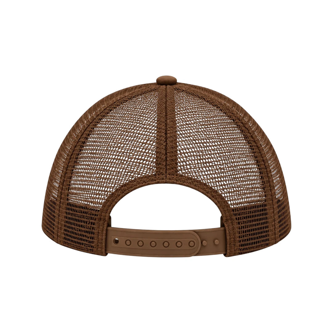 Warey Trucker Cap – Brown Adjustable Mesh Back Cap