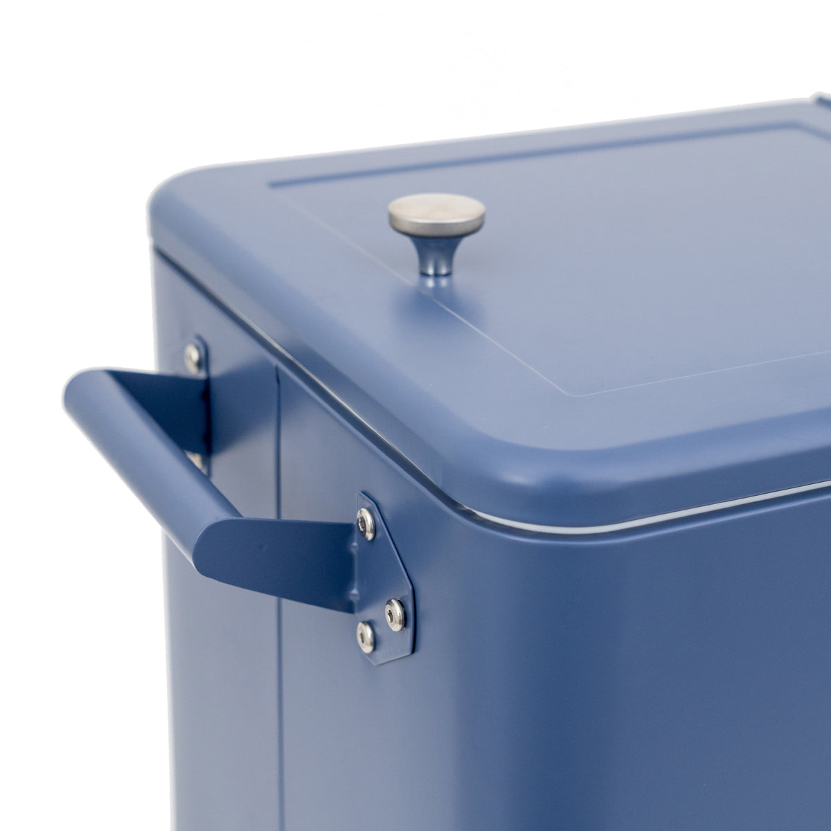 Permasteel 80-Qt Outdoor Steel Patio Cooler with Removable Basin, Rolling Cooler with Wheels, Teal Green
