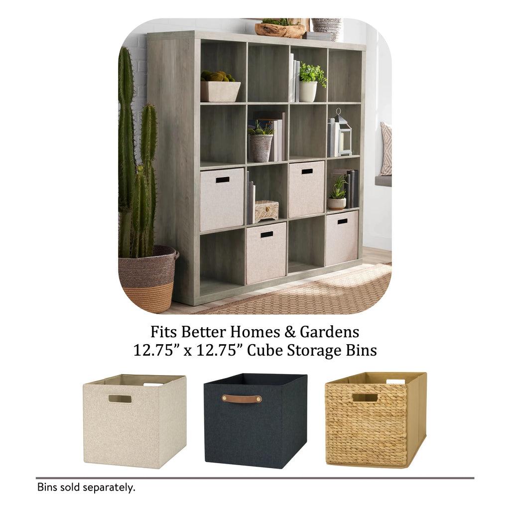 Better Homes & Gardens 16 Cube Storage Organizer, Acorn