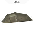 Naturehike, Ultralight Hiking Tent, Tear-resistant Tunnel Tent, Waterproof Camping Tent, Windproof Tent with Hall, 15D Lightweight Silicone-coated Nylon Fabrics,Large size for 2/3 Person.