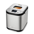 Kitchen in the box 15-in-1 Bread Machine, 2LB Stainless Steel Automatic Bread Maker with Recipes-Silver