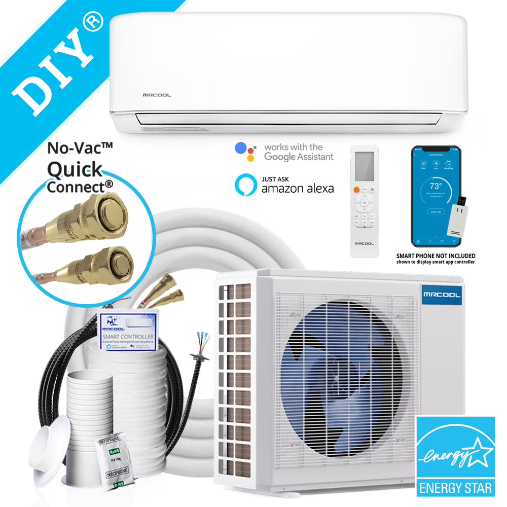 MRCOOL DIY 12000 BTU Ductless Mini Split Air Conditioner & Heat Pump - Energy Star 115v