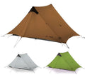3F UL Gear Lanshan Ultralight Tent Waterproof Professional Hiking Tent 2Person Tents for Camping 4 Season Backpacking Tent (Khaki-2 People, 4 Season)