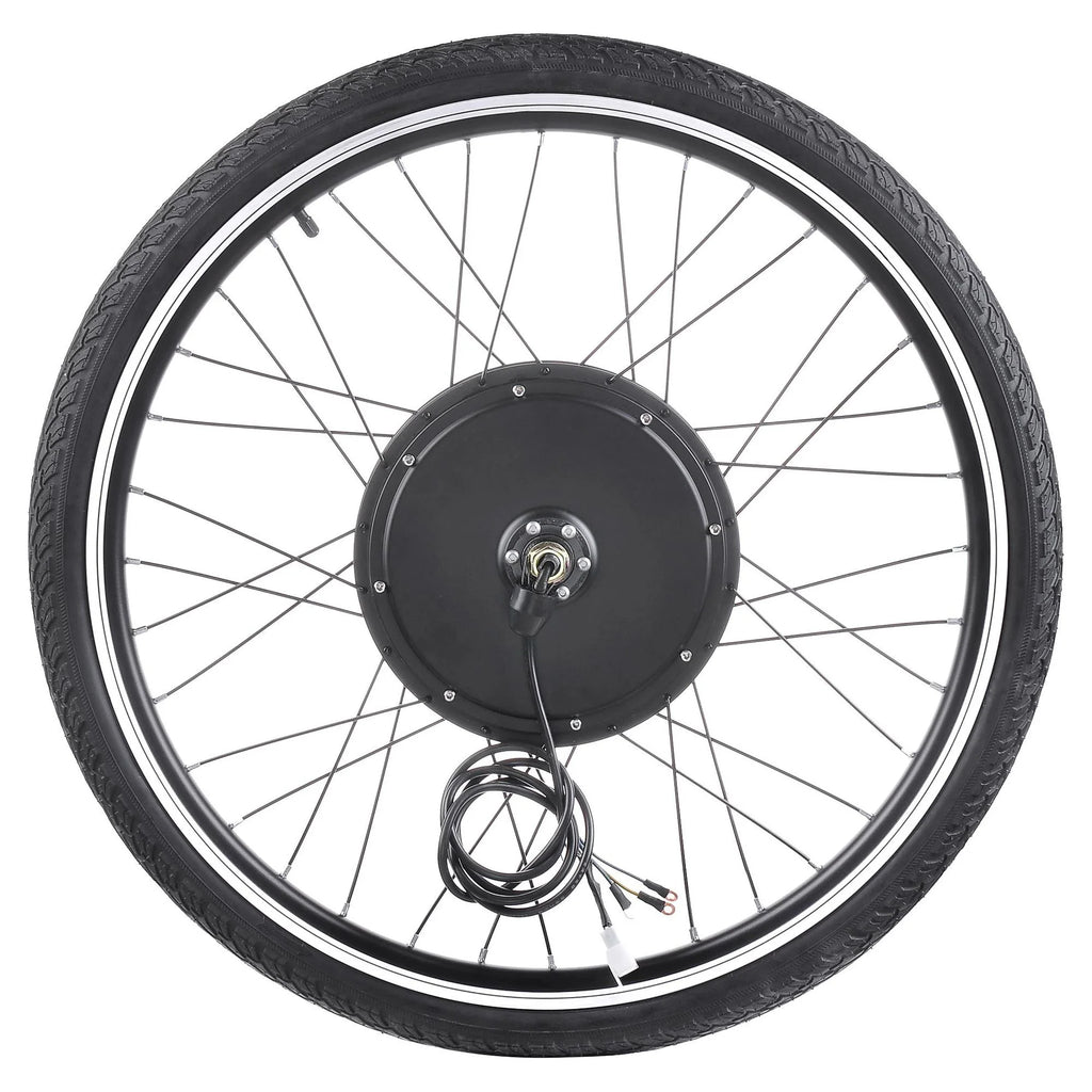 Yescom Electric Bike Conversion Kit 48V 1000W 26" Front Wheel E-Bike Conversion Kit Dual Mode Controller