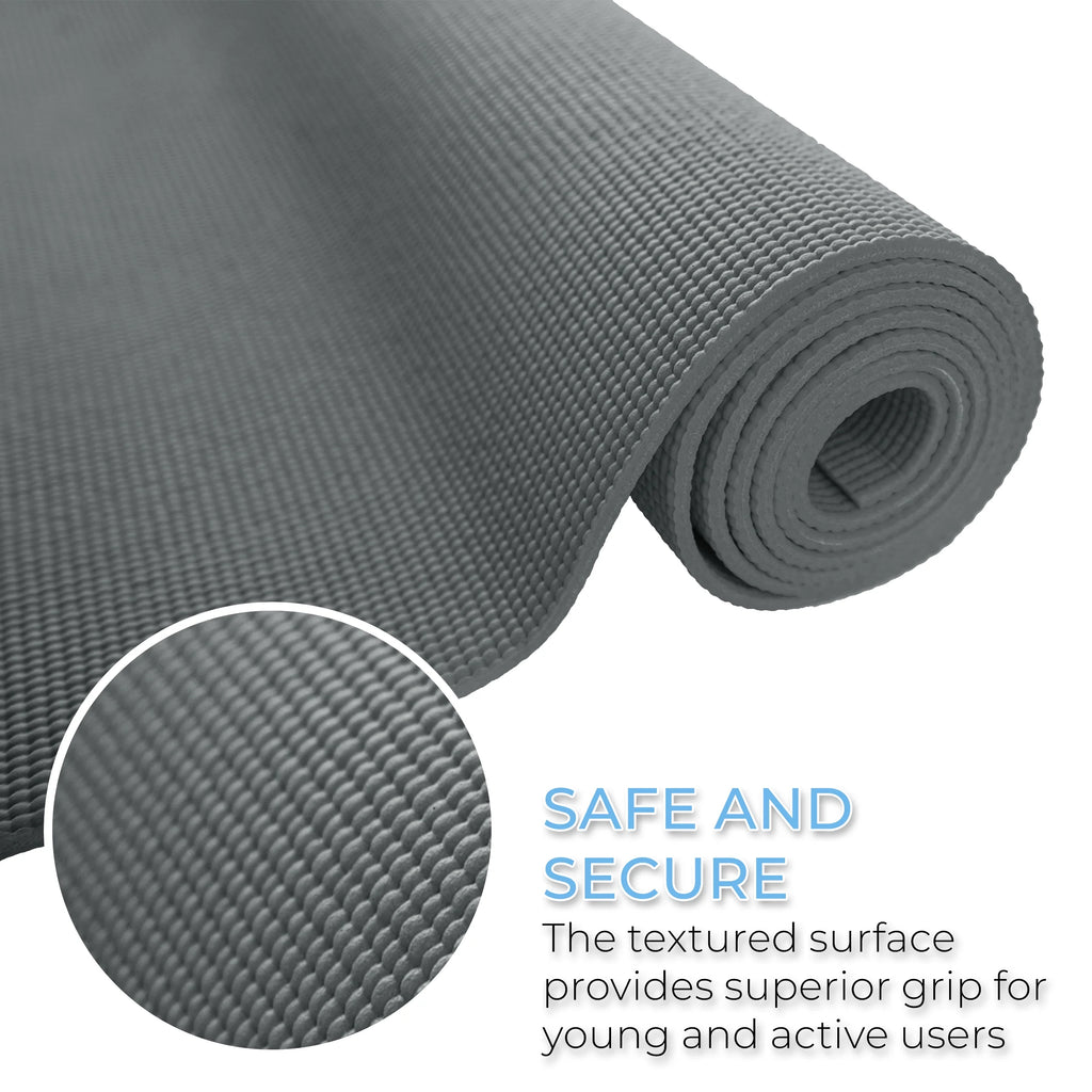 Hello Fit Bulk Yoga Mats, 10-Pack – 68" x 24", 4mm Thick, Non-Slip & Non-Toxic – Ideal for Schools, Studios & Gyms, Assorted