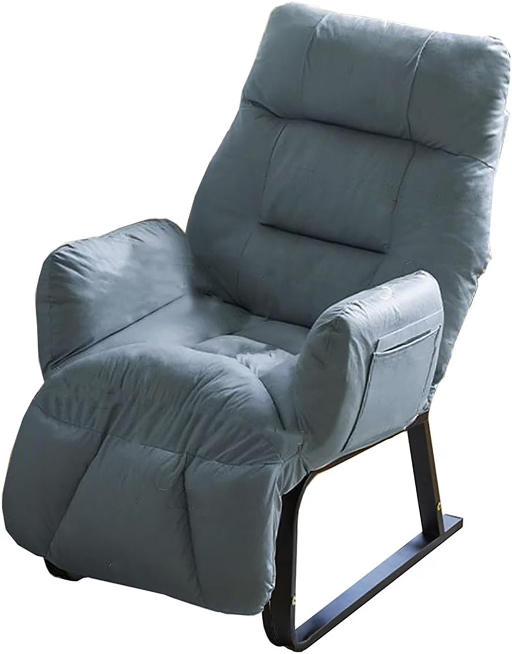 HDUTNGISN Recliner Armchair with Adjustable Backrest,White