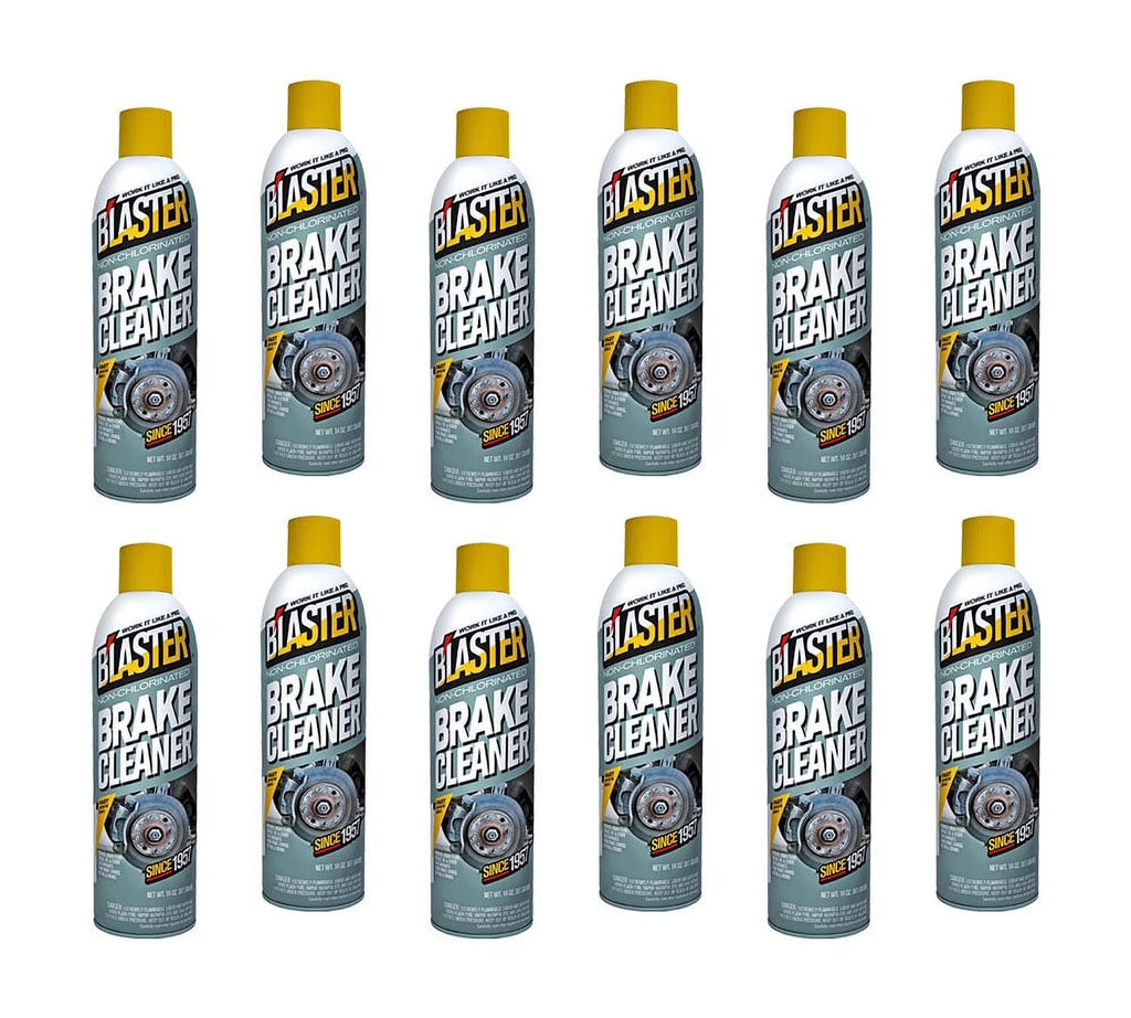 Blaster (12 Pack) Non-Chlorinated Brake Cleaner, Part No. 20-BC, 14 oz. Aerosol Can