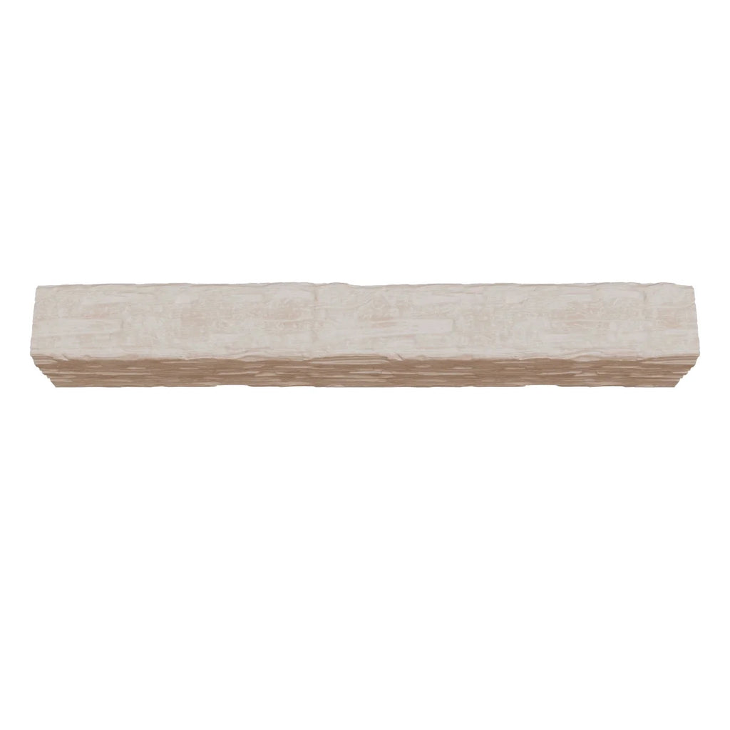 Ekena Millwork 3 1/2"W x 3 1/2"H x 120"L 3-Sided (U-Beam) Salvaged Timber HeritageTimber Faux Wood Ceiling Beam, Kona Brown