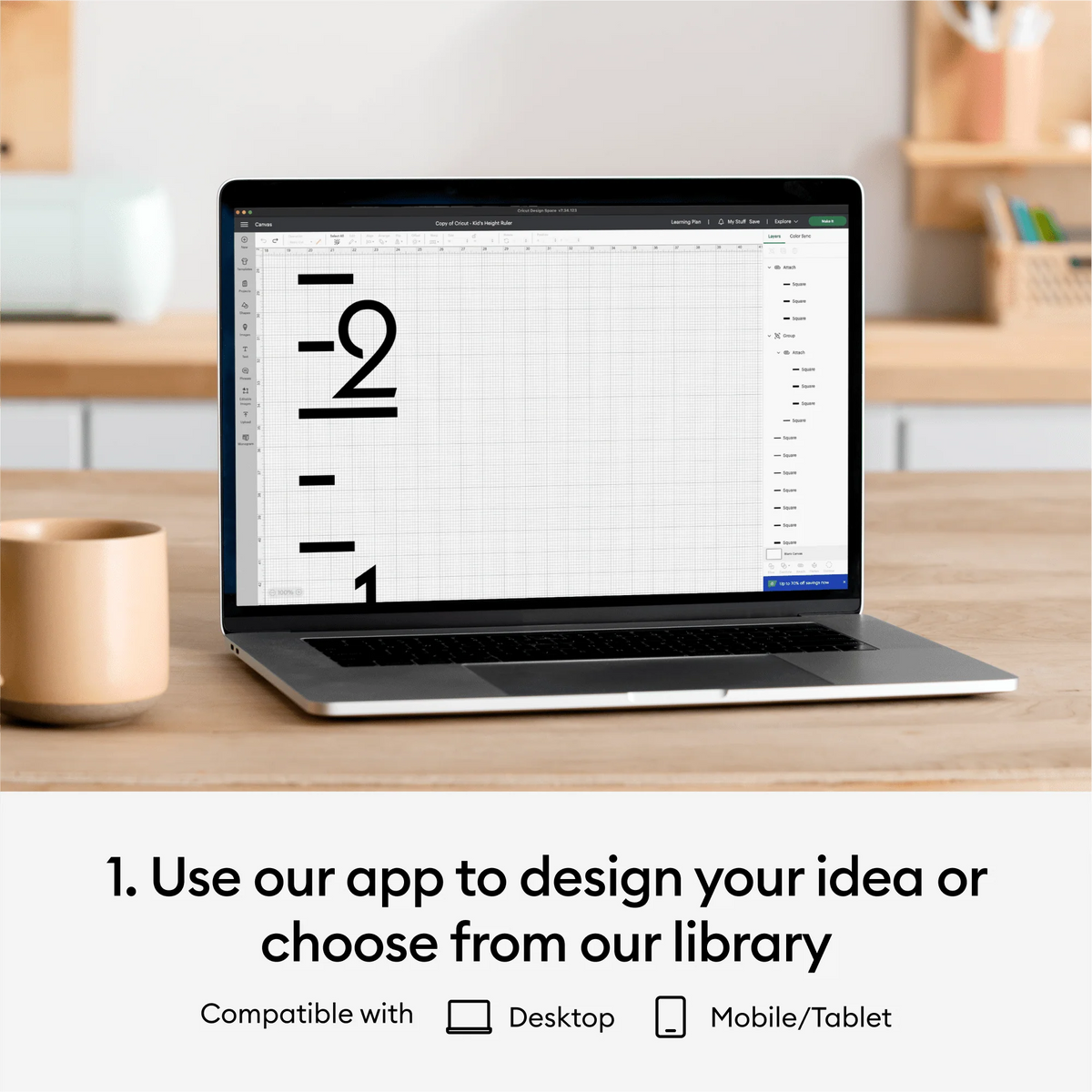 Cricut Explore® 3 - Smart Cutting Machine with Easy Printables™ sensor